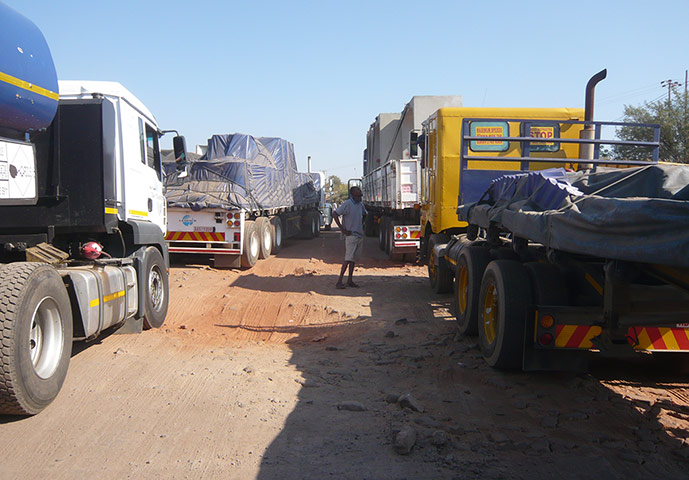 Mark in Zambia: Trading routes and borders