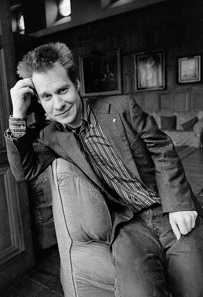 Glyndebourne: Peter Sellars sits in the organ room in 1987