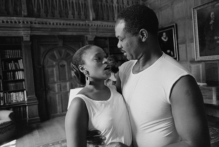 Glyndebourne: Willard White and Cynthia Haymon rehearse their parts for Porgy and Bess