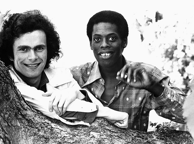 Glyndebourne: Simon Rattle and Calvin Simmons at a photocall in 1976