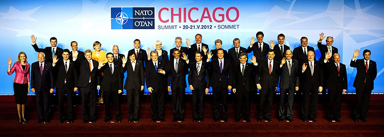 Picture desk live: 2012 NATO Summit in Chicago, Illinois, USA.