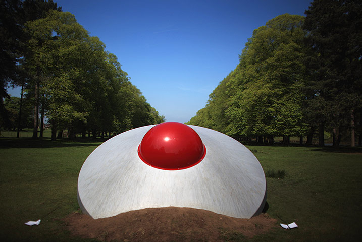 Picture desk live: Largesculptures on display at Tatton Park's Biennial 2012