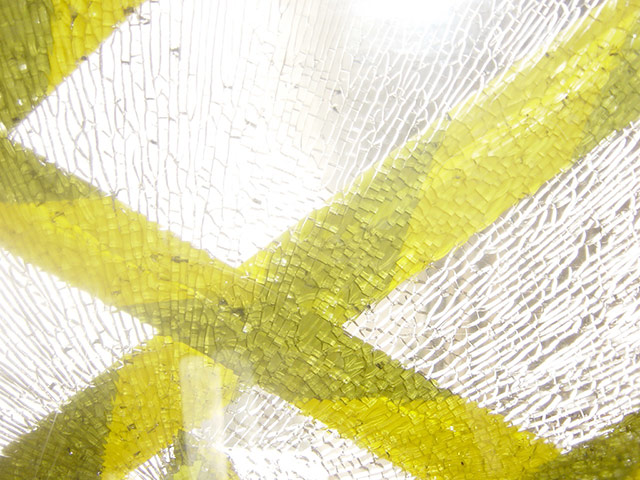 Your Pictures: Shatter: Your Pictures: Shatter, shattered glass with yellow tape