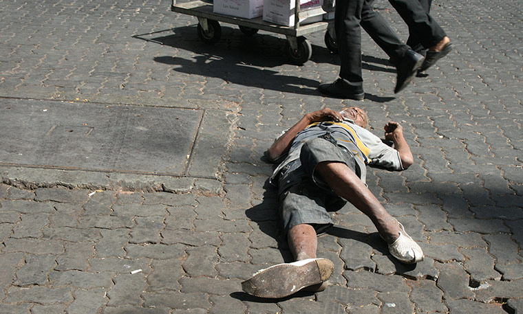 Your Pictures: Shatter: Your Pictures: Shatter, man sleeping on the street