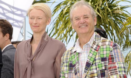  Tilda Swinton and Bill Murray