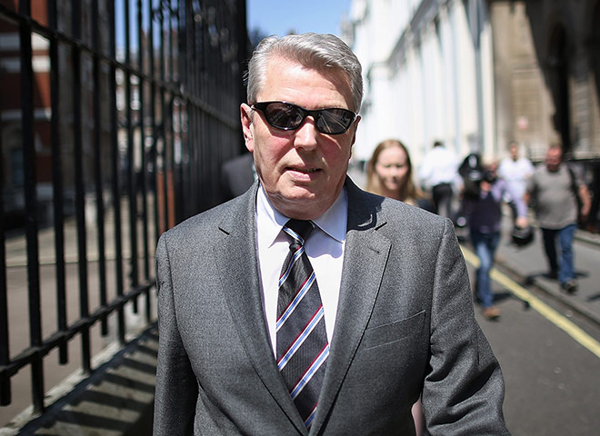 Picture desk live: Alan Johnson after giving evidence at the Leveson Inquiry