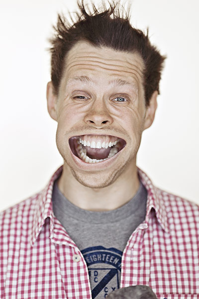 Big Picture: Big Picture: BlowJob. Portrait taken with a leaf blower pointed at the face