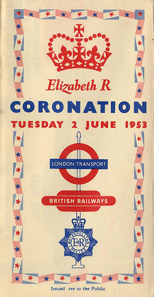 Mind the Map: Pocket Coronation Map, issued by London Transport