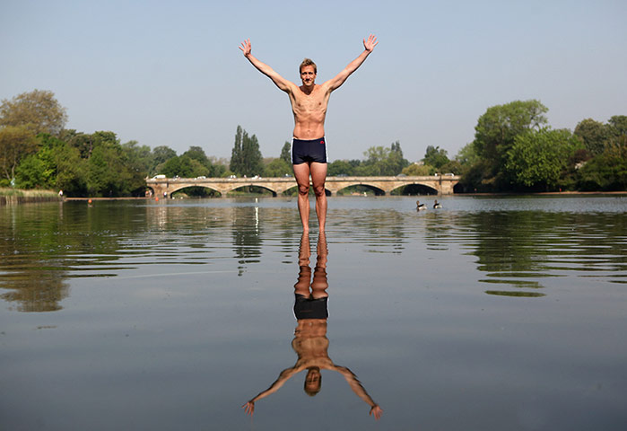 Picture desk live: Ben Fogle launches his latest challenge to swim the Atlantic