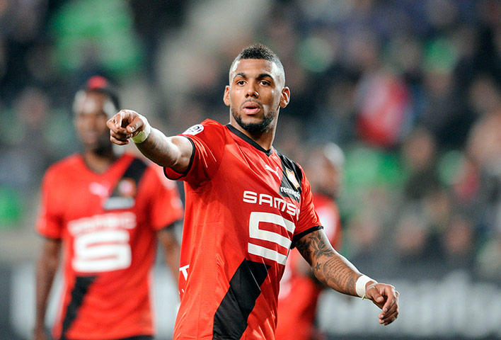 transfer targets: Rennes' French midfielder Yann M'Vila (C