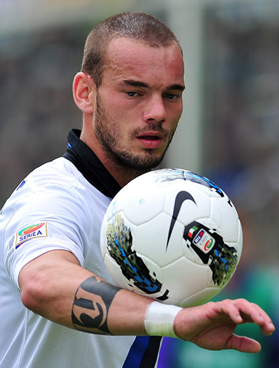 transfer targets2: Inter Milan's Dutch midfielder Wesley Sn