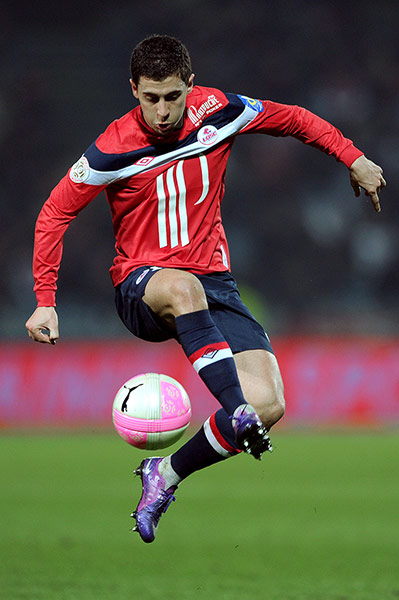 transfer targets2: Lille's french midfielder Eden Hazard co