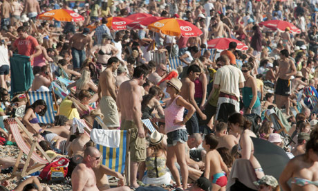 Summer heatwave: The Crowded Beach