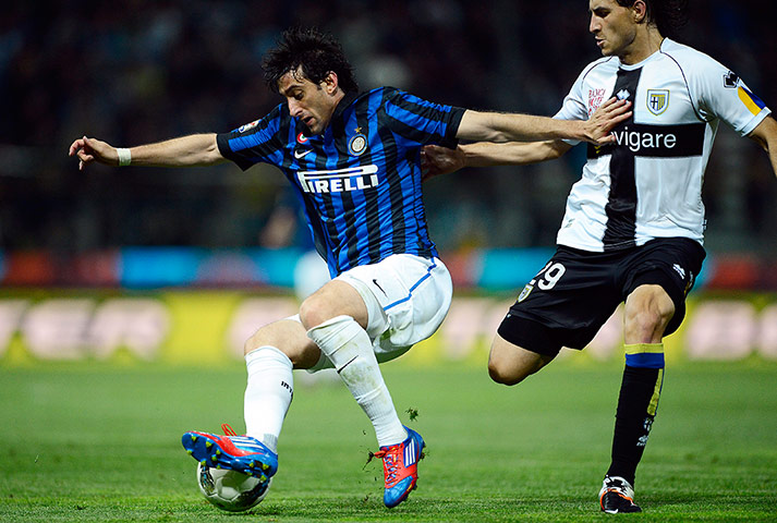 Transfer targets: Inter Milan's forward Diego Alberto Milito