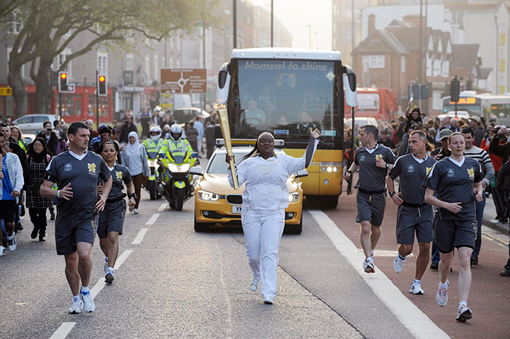 Olympic Torch 5: Olympic torch relay day 5