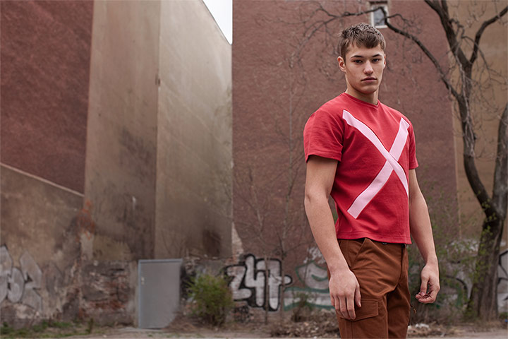 Berlin Fashion: Berlin Fashion: model posing in Berlin