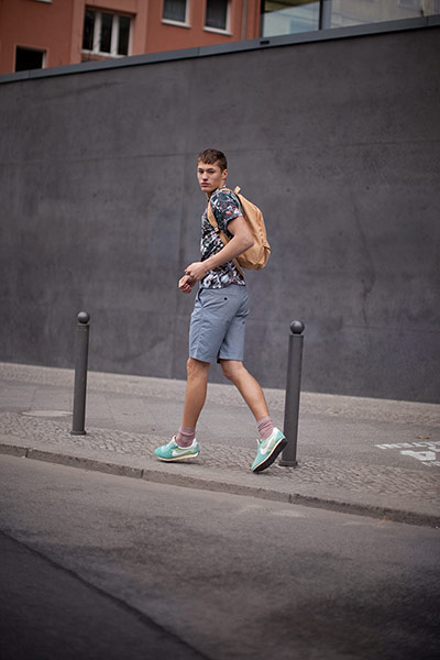 Berlin Fashion: Berlin Fashion: model posing in Berlin