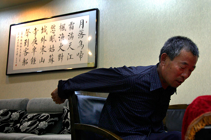 Picture Desk Live: Chen Guangfu, the eldest brother of blind Chinese activist Chen Guangcheng