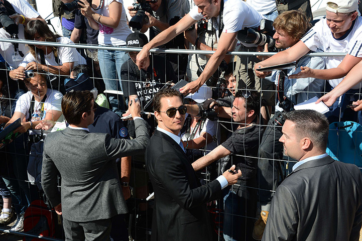 Cannes day nine: Matthew McConaughey and Zac Efron sign autographs