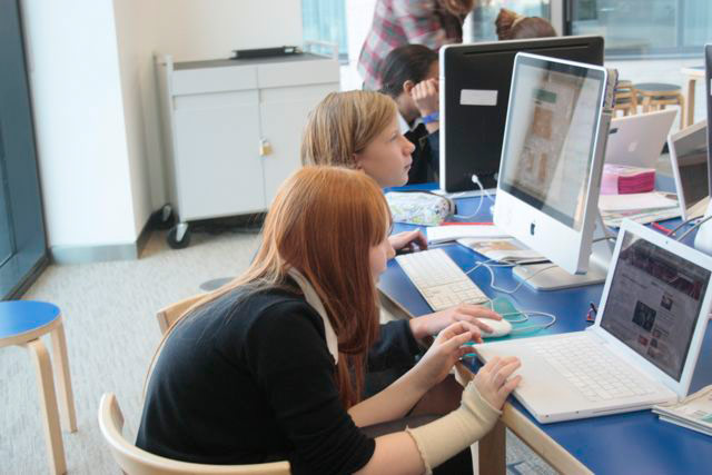 Education Centre visit: Education Centre - working on first paragraphs