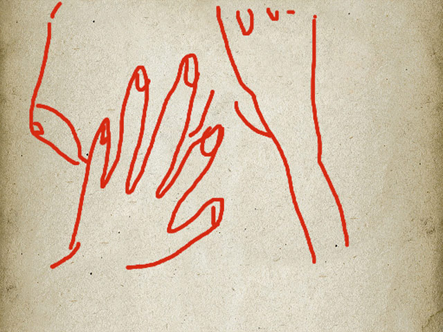 Vauxhall Art Car Boot: Tracey Emin - iPad sketch