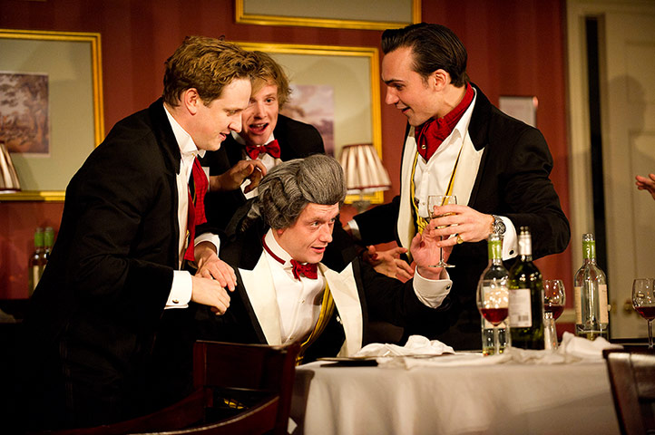 Week on stage: A scene from Posh by Laura Wade at Duke Of Yorks Theatre