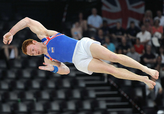 Longer View: Britain's Daniel Purvis competes in a qualifying round