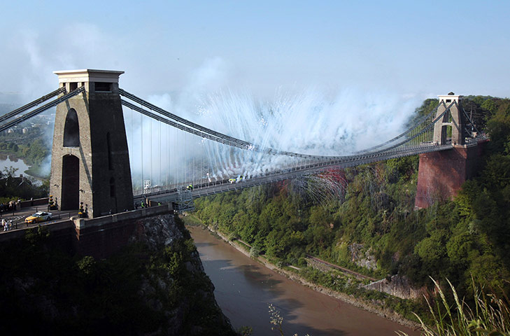 sport: The Olympic Flame Continues Its Journey Around The UK