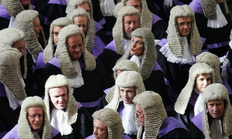 Judges in Westminster Abbey