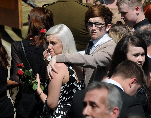 Picture Desk Live: Private Christopher Kershaw funeral