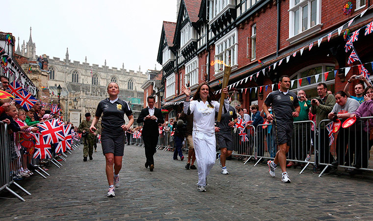 Olympic Torch Relay 6: Olympic Torch Relay: day 6 - in pictures