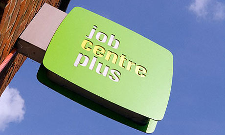 Job Centre Plus sign
