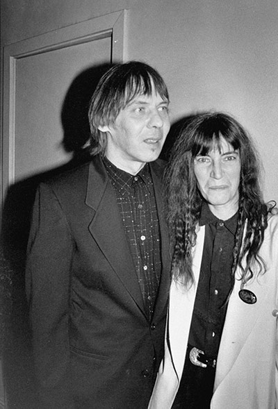 Patti Smith: Patti with her husband Fred Sonic Smith 