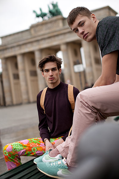 Berlin Fashion: Berlin Fashion: model posing in Berlin