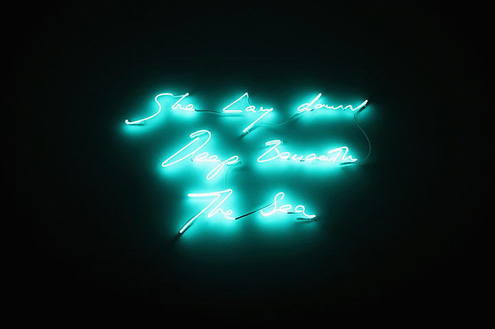Tracey Emin exhibition: She Lay Down Deep Beneath The Sea
