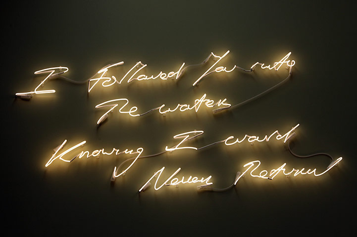 Tracey Emin exhibition: I Followed You Into The Water Knowing I Would Never Return