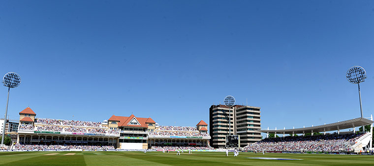 Day 1 second test: General view of Trent Bridge