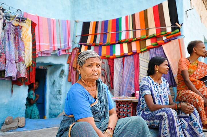 Hampi: Parwatama, 60, lives next to the Hampi bazaar