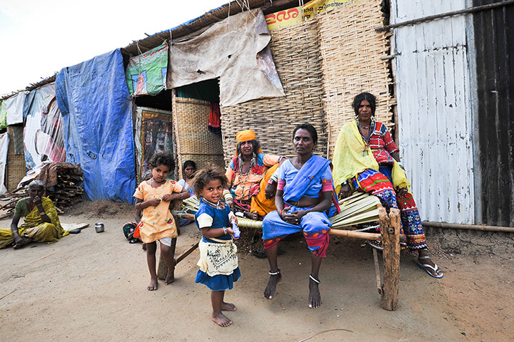 Hampi: Former residents of the Hampi bazaar