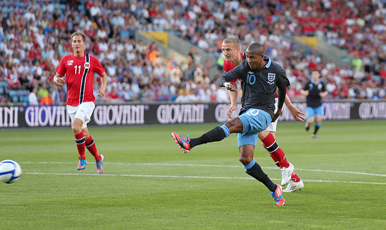 Norway v England: Nine minutes gone and England take the lead