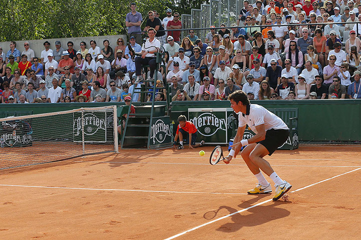 French Open Day 2: Milos Raonic
