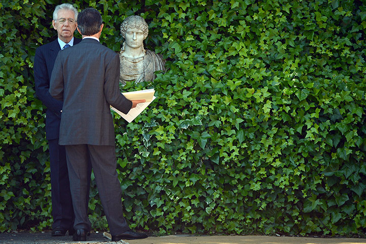 Picture Desk Live: Italian Prime Minister Mario Monti