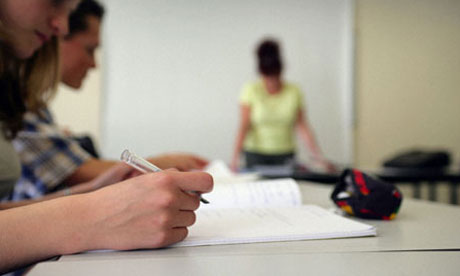 Pupils in a classroom