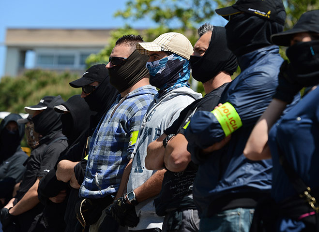 Picture Desk Live: Demonstrators Protest European Central Bank Meeting