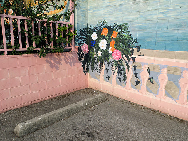 Your Pictures: Your Pictures: painted flowers on a wall
