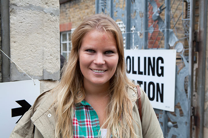 Election exit polls: Grace Barber