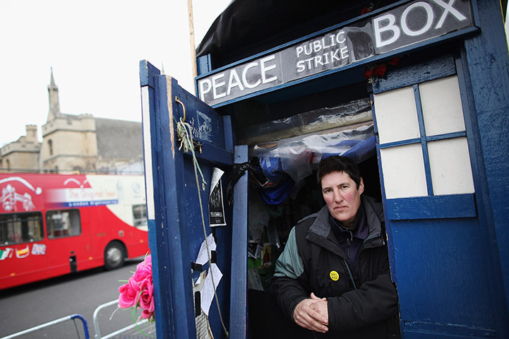 Picture Desk Live: Parliament Square Protestor Prepares For Eviction