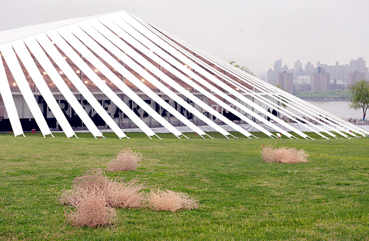 Frieze New York: Tumbleweeds by Latifa Echakhch in the Sculpture Park