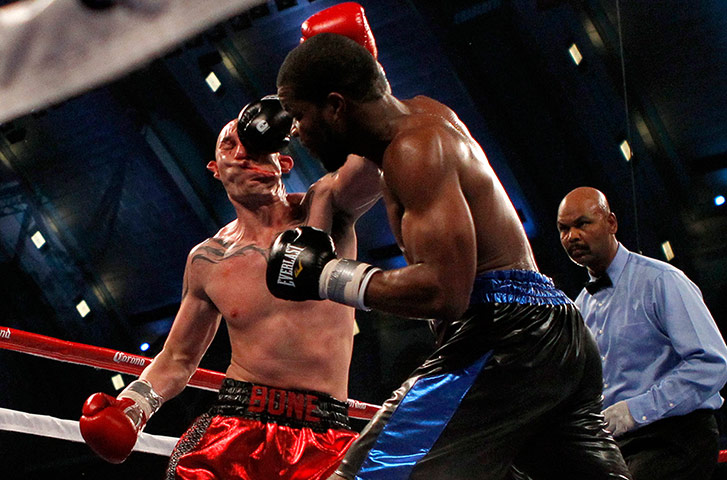 Best of the week: Tony Pietrantonio is knocked out by a right from Lavarn Harvell 