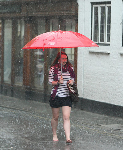 Picture Desk Live: Rain storm in Oxford